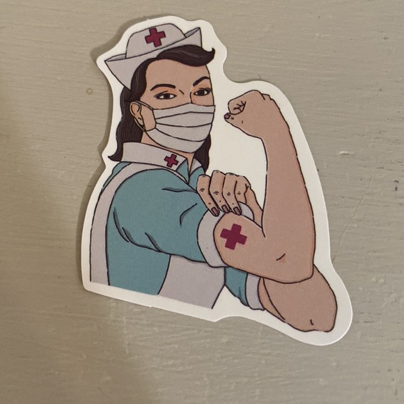 Nurse stickers.  Vinyl. New. Set of 5. - Picture 6 of 6